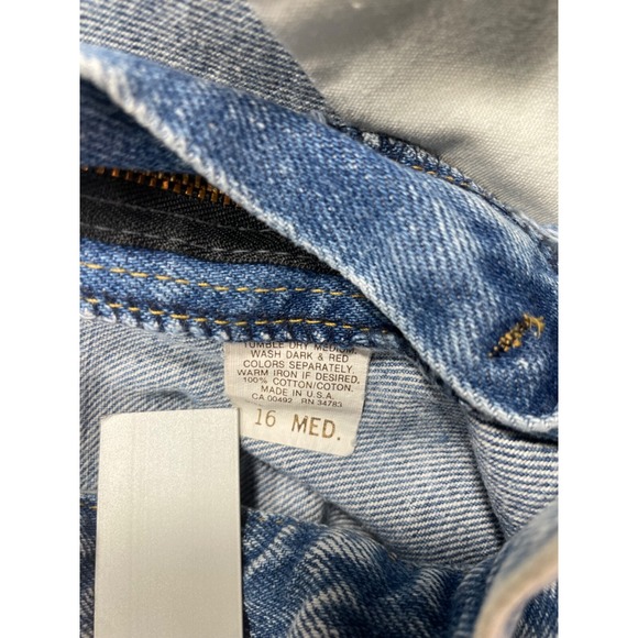 Lee Rider's Women's size 16 Vintage Acid Wash High Waist Tapered Leg - Picture 14 of 14